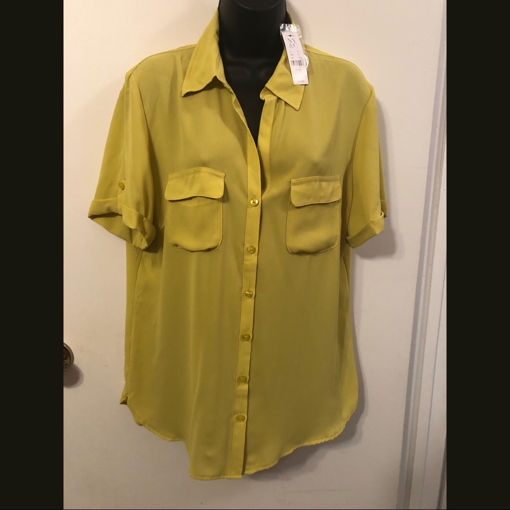 NY&C Soho V Neck Blouse